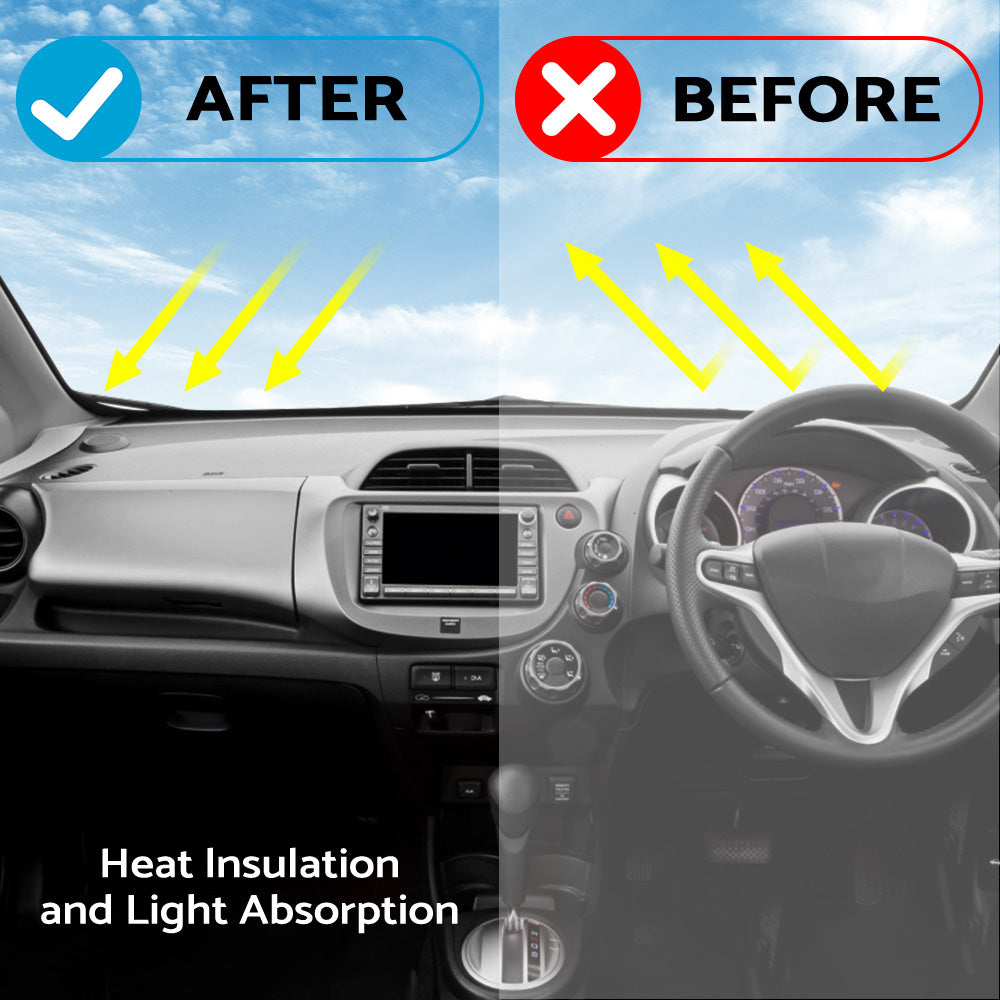 Non-Slip Dash Mat Suitable For Honda Jazz GE 2008-2014 Dashboard Cover