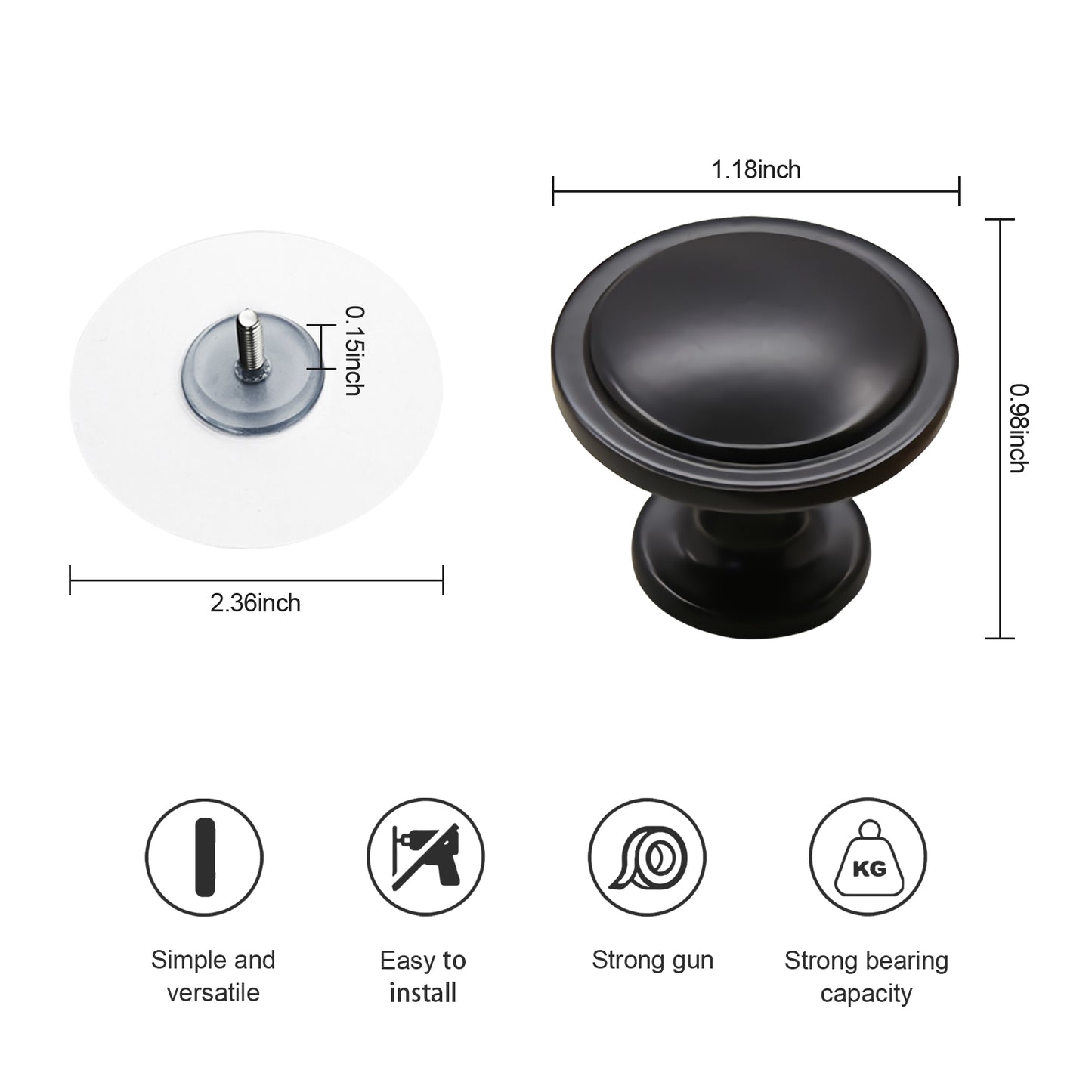 {{ 4PCS Set Kitchen Cabinet Knobs Drawer Knobs Drawer Handle for Dresser Drawers }} - Buy Car Parts Online at {{ Kaka Auto Parts }}.