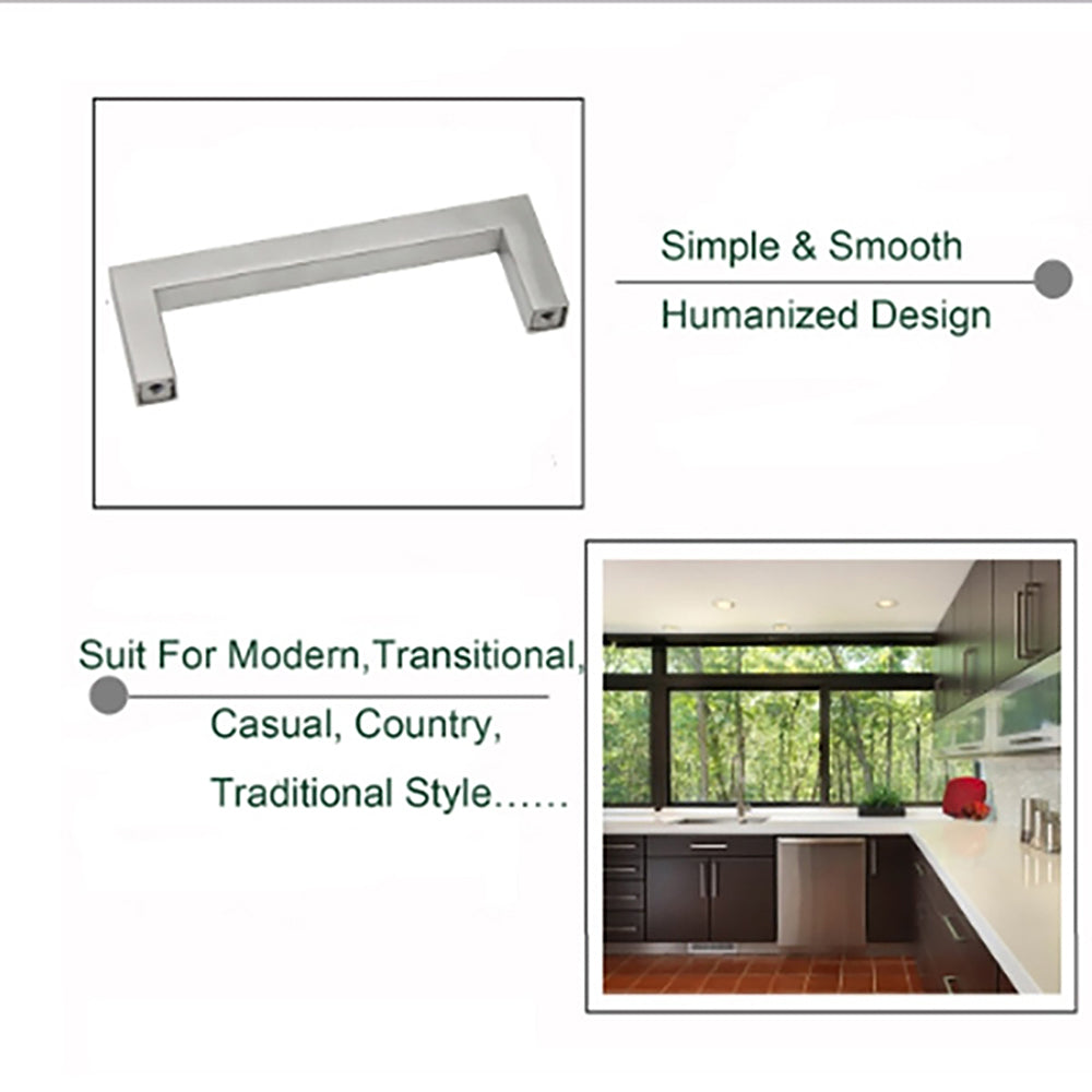 {{ 10 X Kitchen Cabinet Door Handles Matte Stainless Steel Drawer Cupboard Pulls }} - Buy Car Parts Online at {{ Kaka Auto Parts }}.