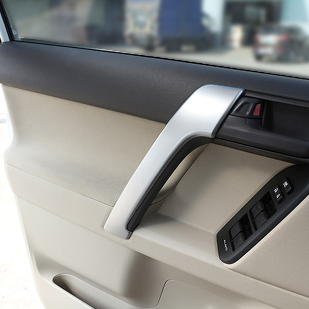 4PCS Matte Front Door Armrest Cover Trim Suitable For Land Cruiser Prado J150