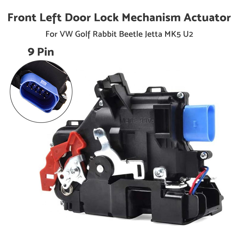 Front Left Door Lock Mechanism Actuator Suitable For VW Golf, Rabbit, Beetle & Jetta MK5 U2