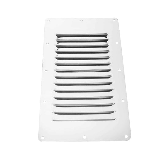 4x Stainless Steel Rectangular Air Vent Suitable For Caravan, Boat, Wall & Eave 228x127mm