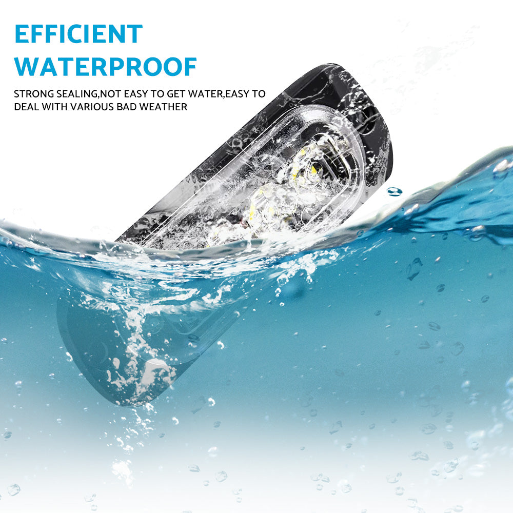 White 4LED Clearance Side Marker Light Suitable For Truck, Trailer & Caravan