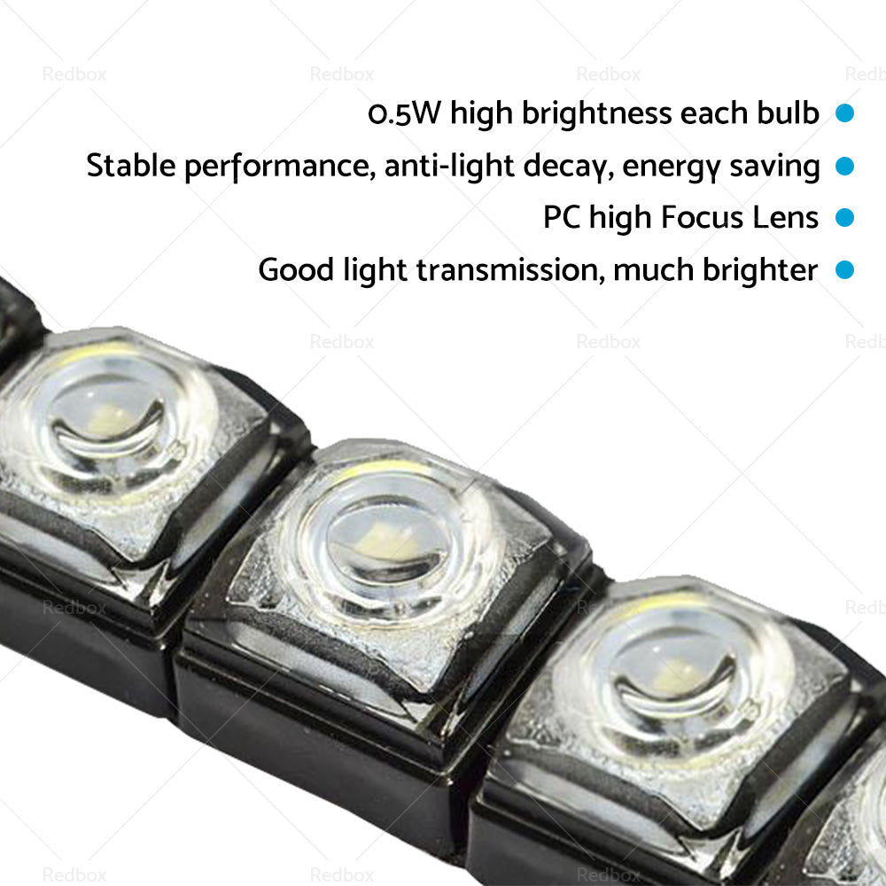 {{ 2PCS 9 LED DRL Fog Driving Daylight Daytime Running Light Car Auto Head Lamp }} - Buy Car Parts Online at {{ Kaka Auto Parts }}.