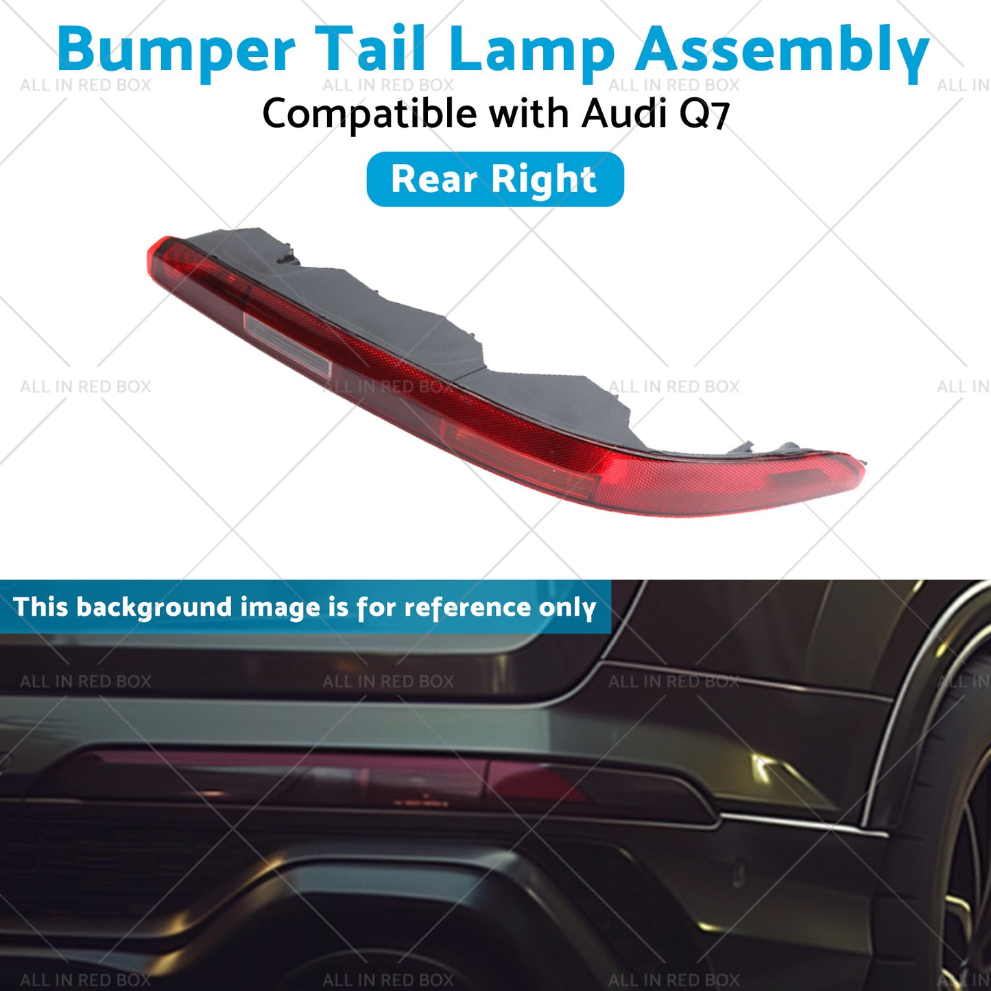 {{ Right Rear Bumper Tail Light Lamp Assembly 4M0945096 Suitable For Audi Q7 16-23 }} - Buy Car Parts Online at {{ Kaka Auto Parts }}.