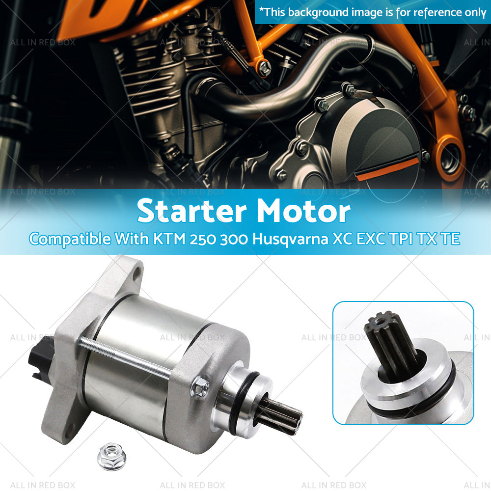 {{ Starter Motor Suitable for KTM 250 300 Husqvarna XC EXC TPI TX TE 2017-2020 }} - Buy Car Parts Online at {{ Kaka Auto Parts }}.