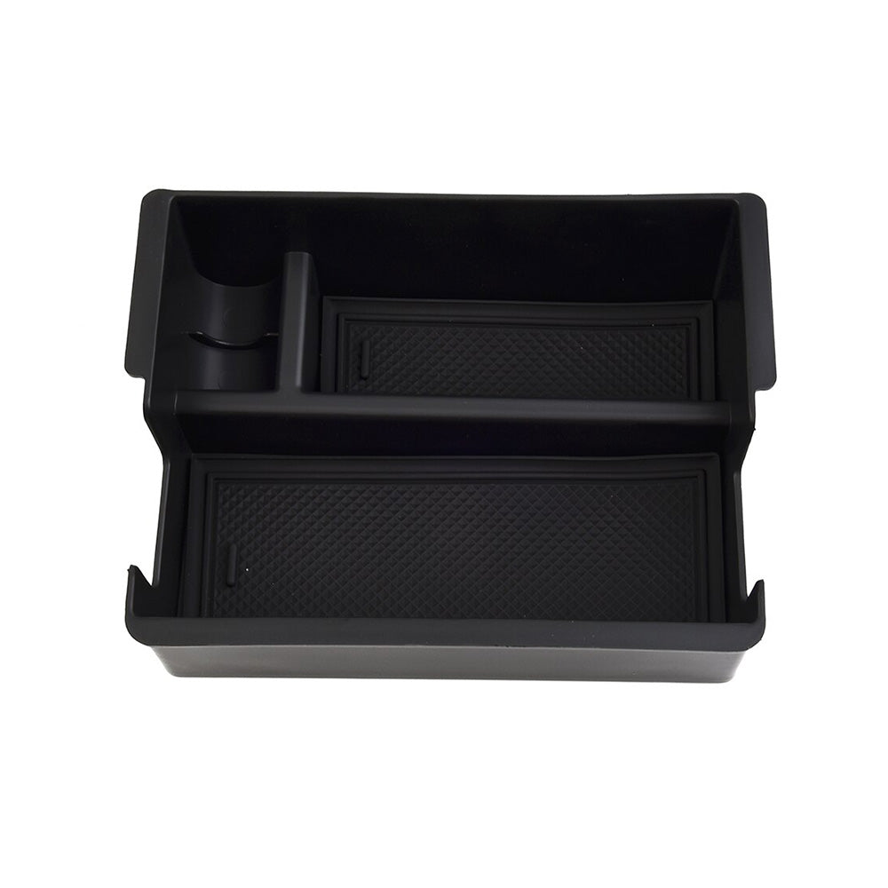 Black Center Console Armrest Storage Box Tray Suitable For Isuzu D-Max / DMAX