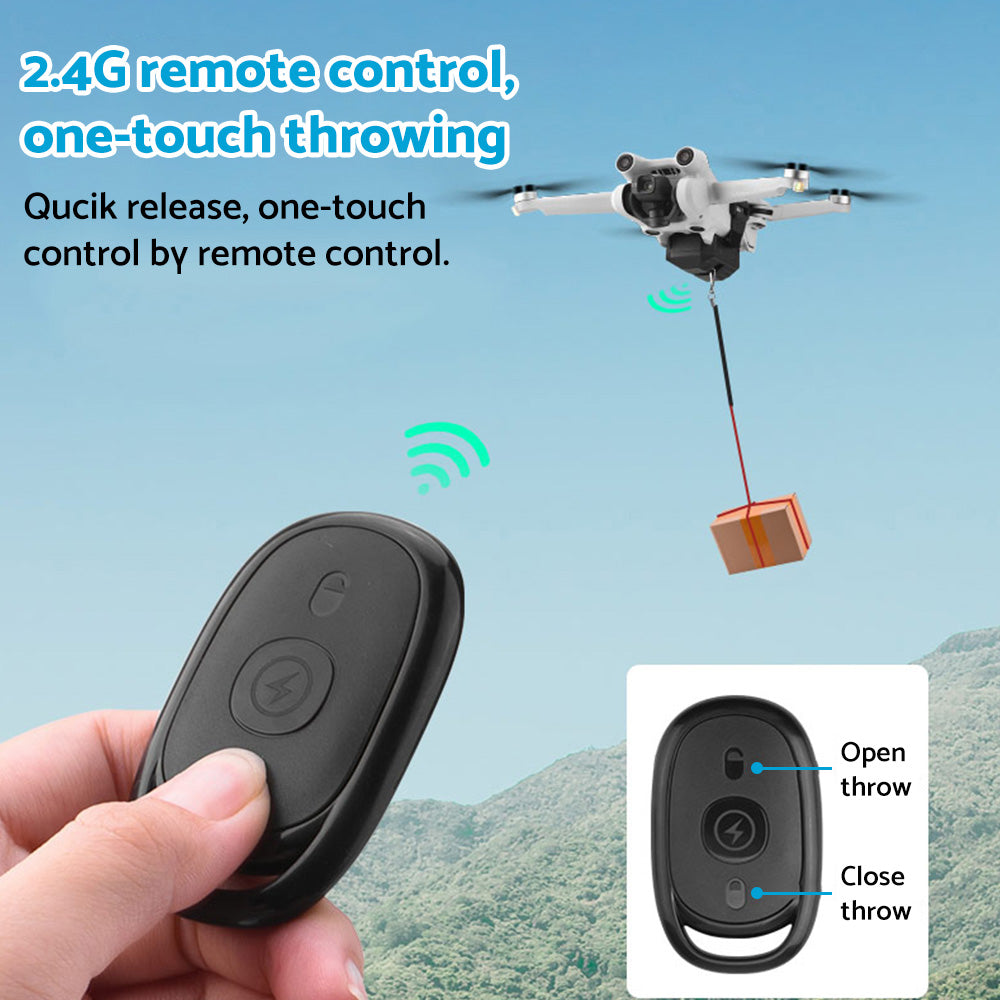 Drone Dropping Delivery Thrower Air Dropper Device Suitable for DJI Mini 3 Pro