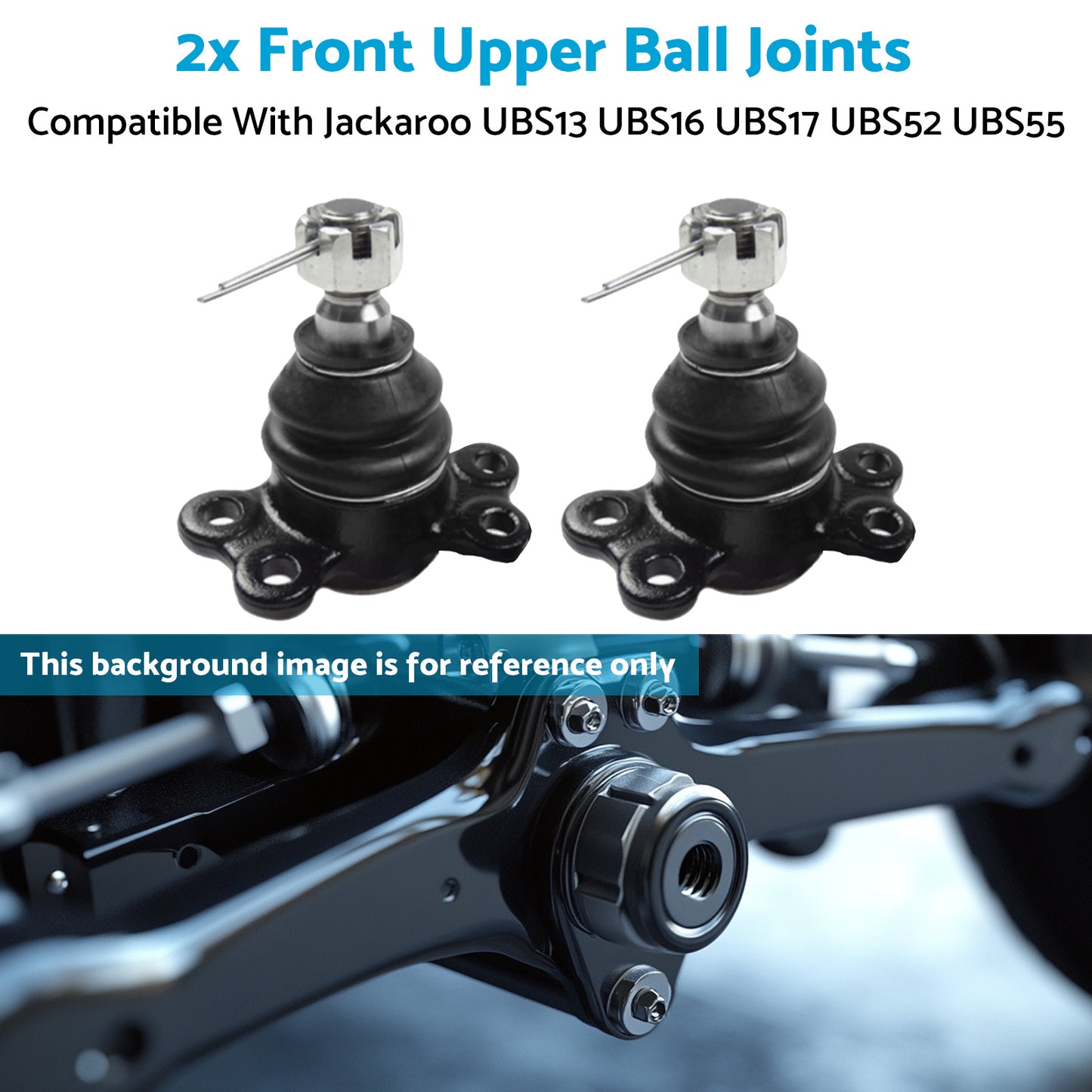 Front Upper Ball Joint Pair Suitable For Isuzu Jackaroo UBS13 UBS16 UBS17 UBS52 UBS55