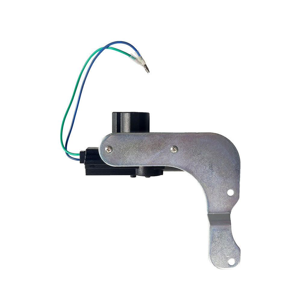 1x Central Locking Handle Whale Tail Lock Power Operated Black Recessed Folding