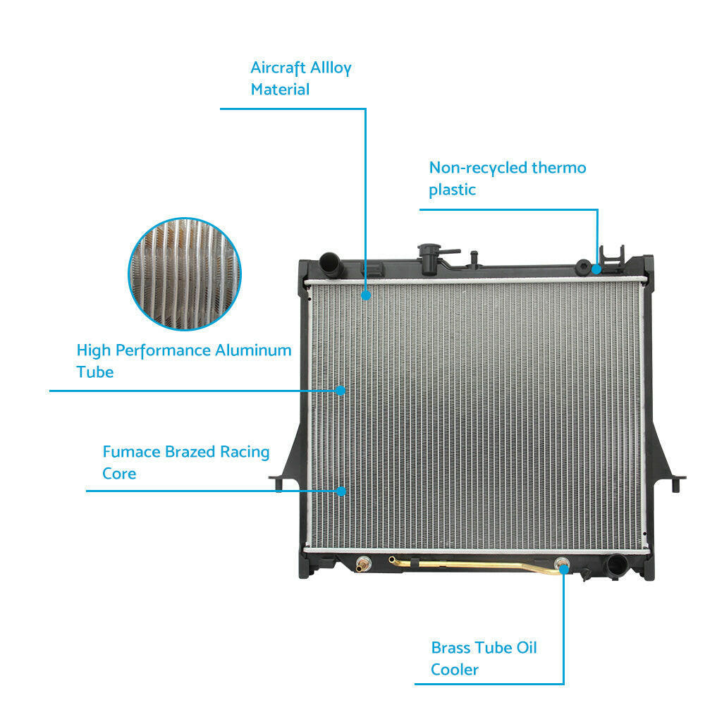 Radiator Suitable For Holden Rodeo RA 3.5L 3.0TD Colorado RC 3.0TD D-Max 3.0 2007-2012