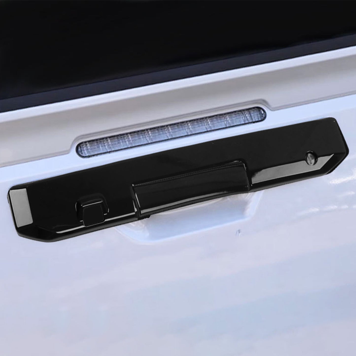 {{ Glossy Black Rear Tail Gate Tailgate Handle Cover Suitable For Triton L200 23-25 }} - Buy Car Parts Online at {{ Kaka Auto Parts }}.