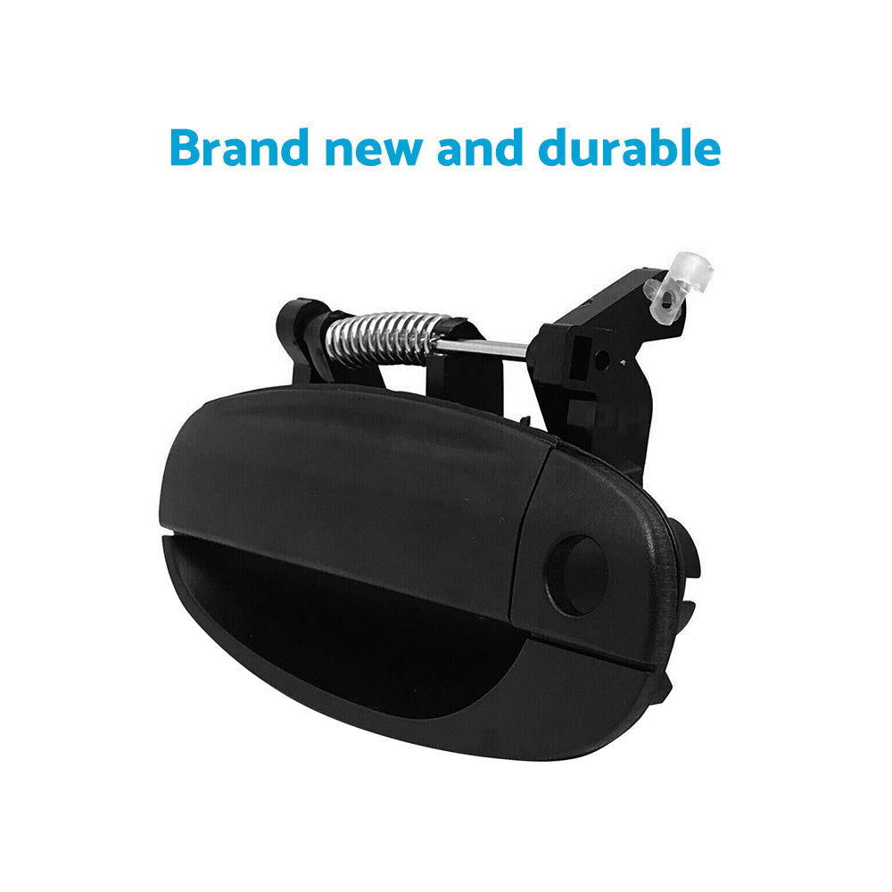 Front Left Outer Door Handle Black Suitable For Holden Barina TK Hatch 3 5 DR