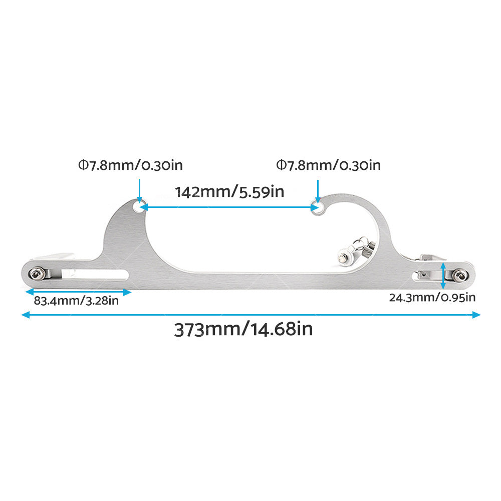 {{ Throttle Cable Bracket Carburetor Billet Aluminum Silver Fits For Carb 4150 4160 }} - Buy Car Parts Online at {{ Kaka Auto Parts }}.