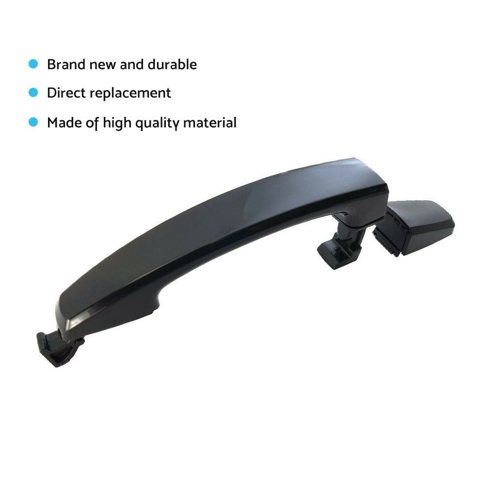 Front Left LH Outer Door Handle Black Suitable For Holden Captiva 2006-2018
