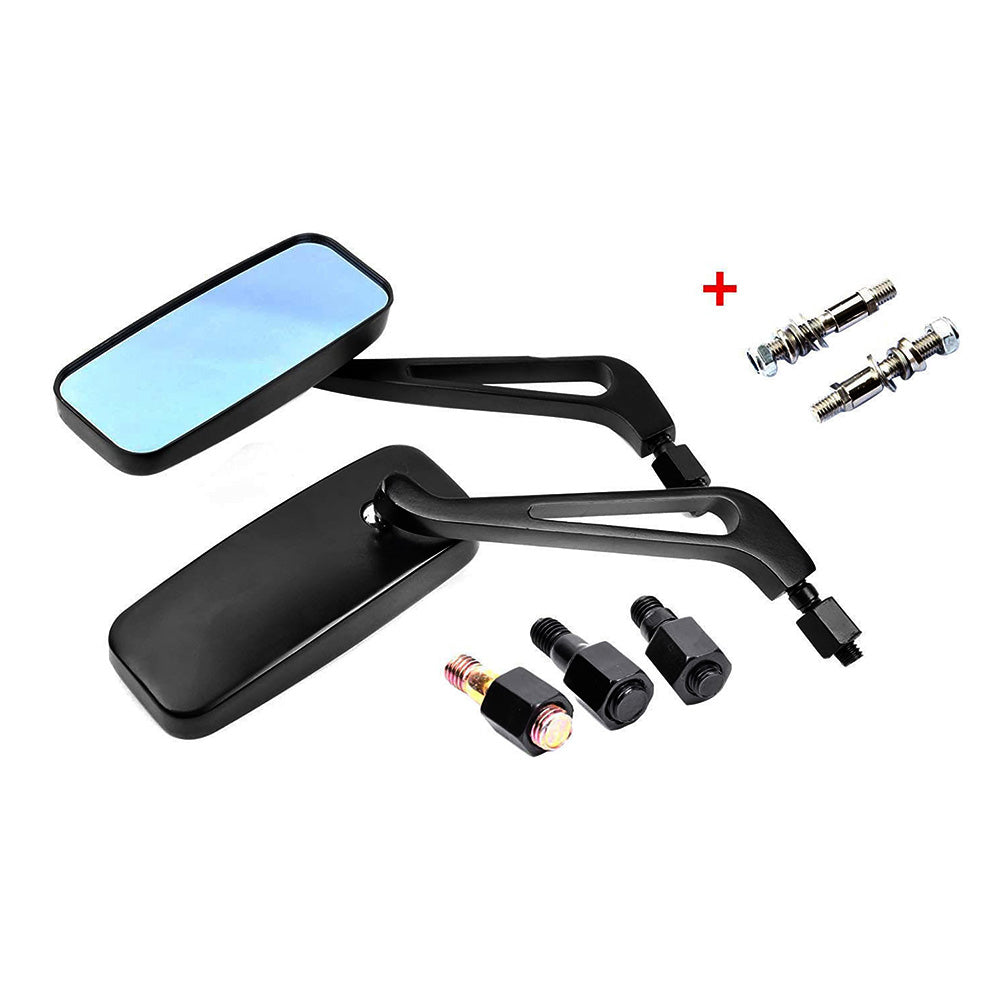 8-10mm Motorcycle Mirrors Suitable For Chopper, Cruiser, Bobber, Racer & Cafe Scooter