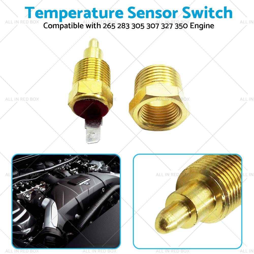 {{ 3 8inch NPT Engine Radiator Temperature Thermo Sensor Cooling Fan Switch Aluminum }} - Buy Car Parts Online at {{ Kaka Auto Parts }}.