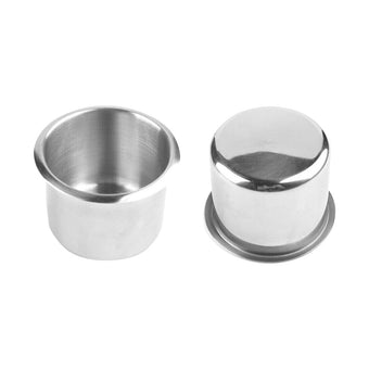 compare product 2x Stainless Steel Cup Drink Holder Suitable For Marine, Car, Truck, Camper, RV & Boat