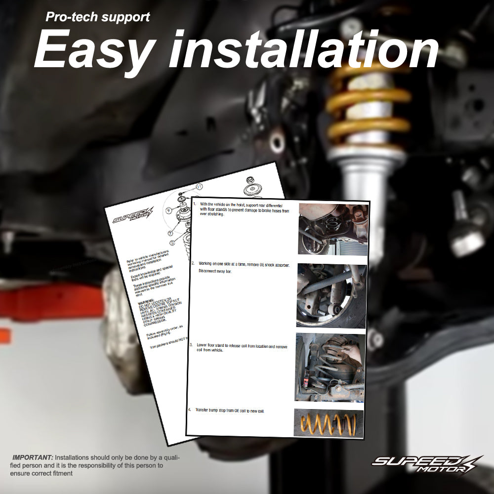 {{ Rear 2 inch  50MM Lift Shock Coil Spring Suitable For Toyota Land Cruiser 80 Series }} - Buy Car Parts Online at {{ Kaka Auto Parts }}.