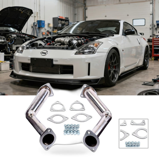 Exhaust Downpipe Suitable for Nissan 350Z G35 2003-2007 VQ35DE MT001118