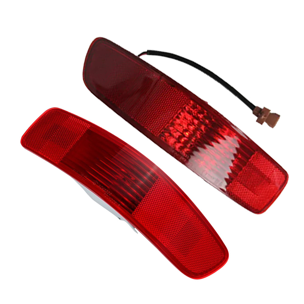 2x Rear Bumper Bar Light Reflector Suitable For Mitsubishi Outlander 2006-2012 LR