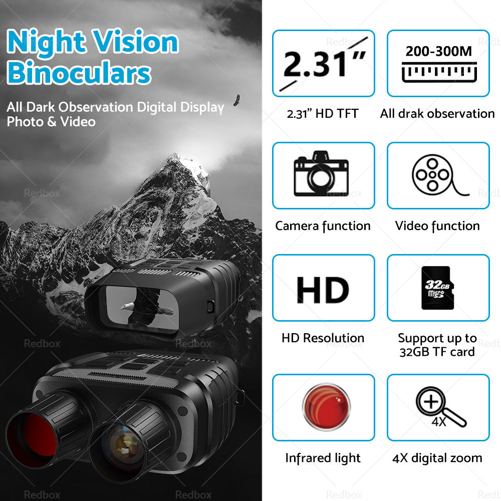 {{ IR Night Vision Binoculars Device Infrared Digital Hunting Photo Video Telescope }} - Buy Car Parts Online at {{ Kaka Auto Parts }}.