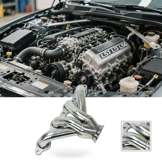 Exhaust Header Suitable for Chevy LS1 LS2 LS3 LS6 4.8L 5.3L 5.7L MT001073