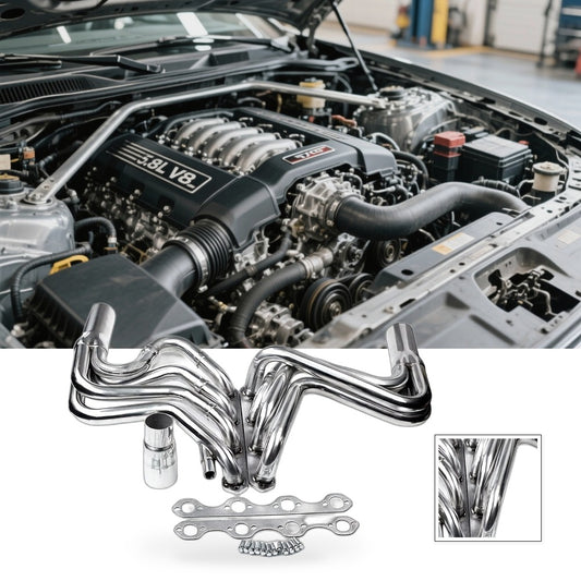 Exhaust Header Suitable for Ford F-150 F-250 Bronco 1987-1996 5.8L V8 MT001024