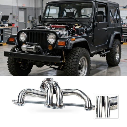 Exhaust Manifold Header Suitable for Jeep Wrangler TJ YJ 2.5L 1991-2002 MT001090