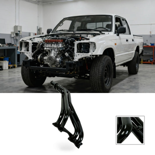TRI-Y Exhaust Header Suitable for Nissan D21 Pickup 1990-1995 2.4L