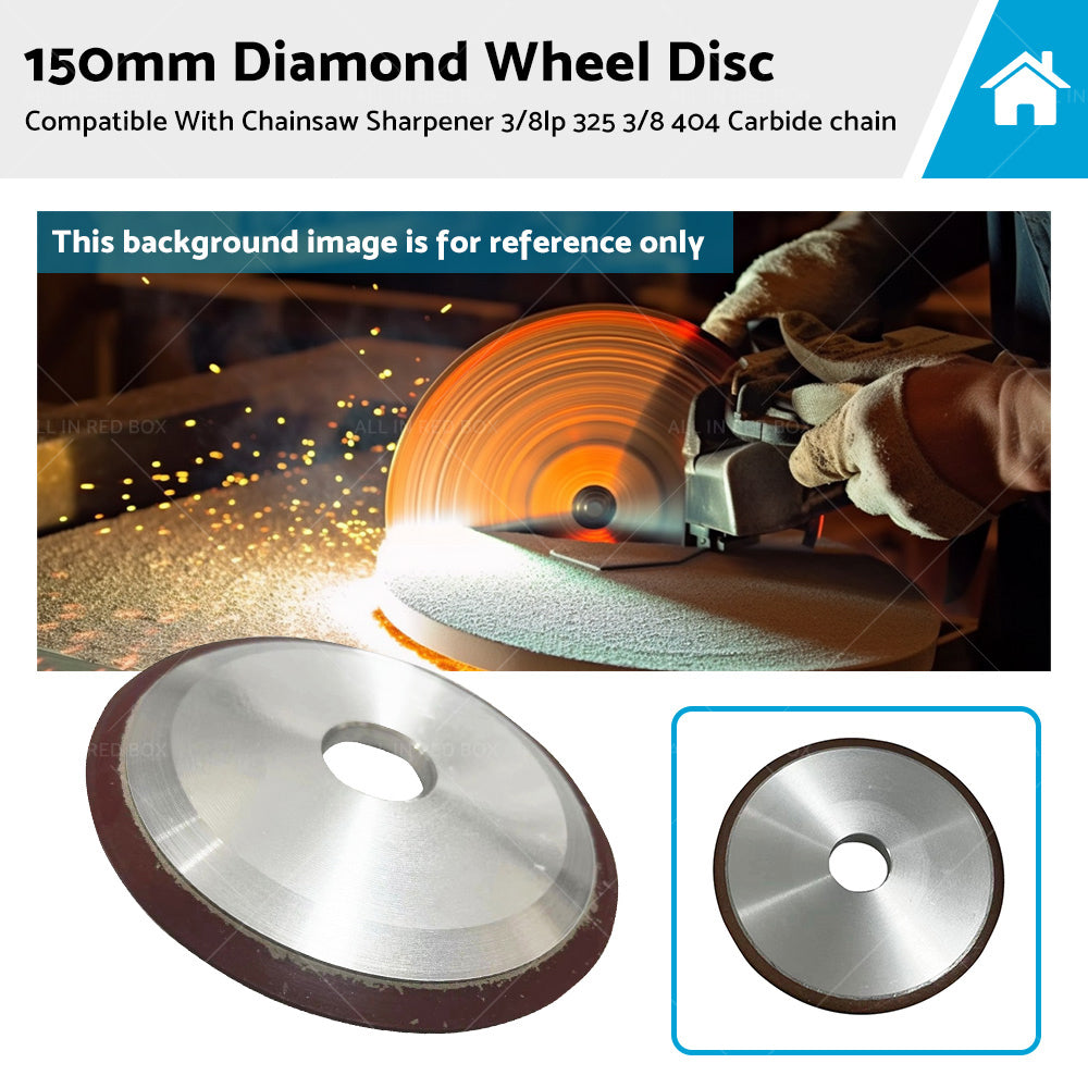 {{ 150mm Diamond Wheel Disc Suitable For Chainsaw Sharpener 3/8lp 325 3/8 404 Carbide chain }} - Buy Car Parts Online at {{ Kaka Auto Parts }}.