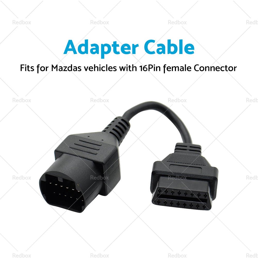 {{ For Mazda 17 Pin to 16 Pin Female OBD2 Car Diagnostic Connector Adapter Cable }} - Buy Car Parts Online at {{ Kaka Auto Parts }}.