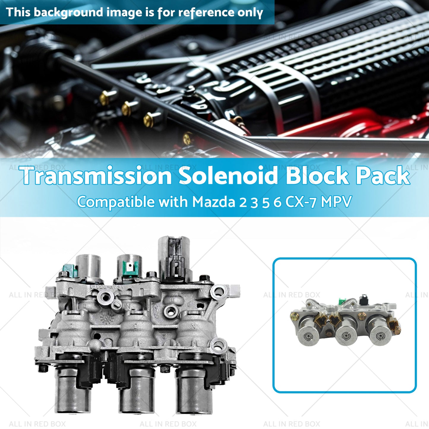 {{ 4F27-E Transmission Solenoid Block Pack Suitable For Mazda 2 3 5 6 CX-7 MPV }} - Buy Car Parts Online at {{ Kaka Auto Parts }}.