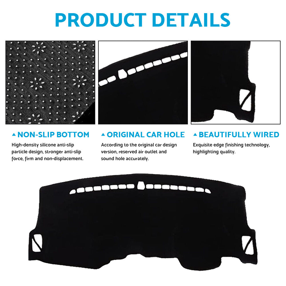 {{ Non-Slip Dash Mat Suitable For Kia Picanto JA 2017-2023 Dashboard Cover }} - Buy Car Parts Online at {{ Kaka Auto Parts }}.
