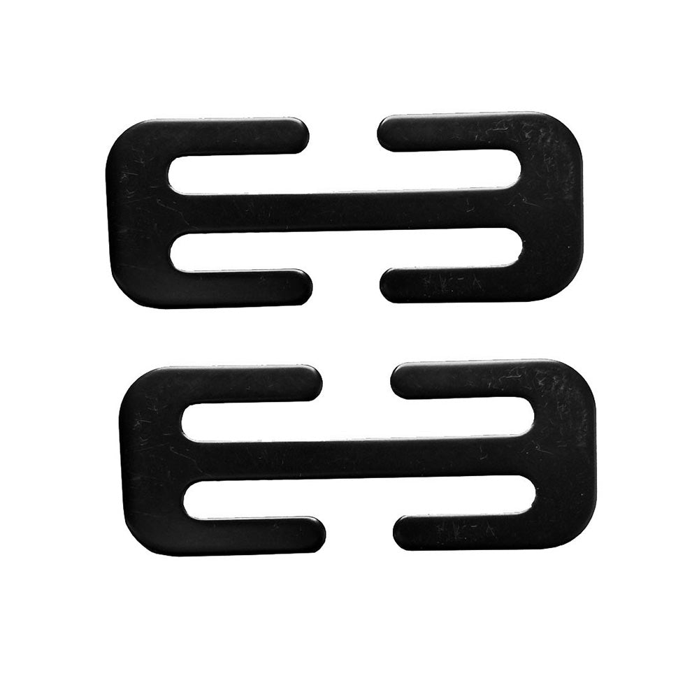 2x Locking Clip Metal Automotive Type Car Safety Seat Belt Steel Adjuster