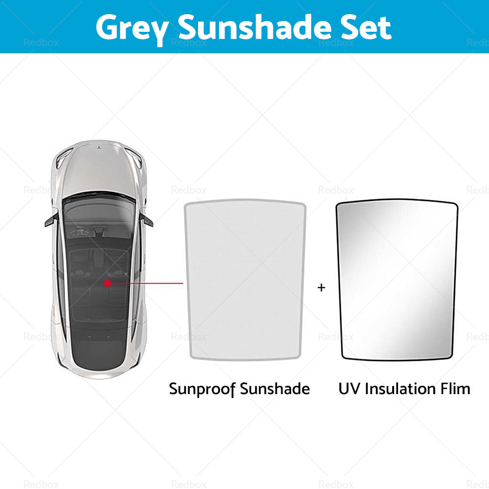 {{ Sunroof Window Sunshade Front Rear UV Film Windshield Window For Tesla Model Y }} - Buy Car Parts Online at {{ Kaka Auto Parts }}.