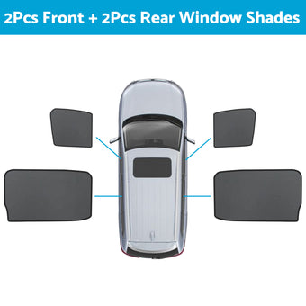 compare product Front Rear Window Sun Shade Magnetic Mesh Suitable For GWM UTE Cannon 2021-2024
