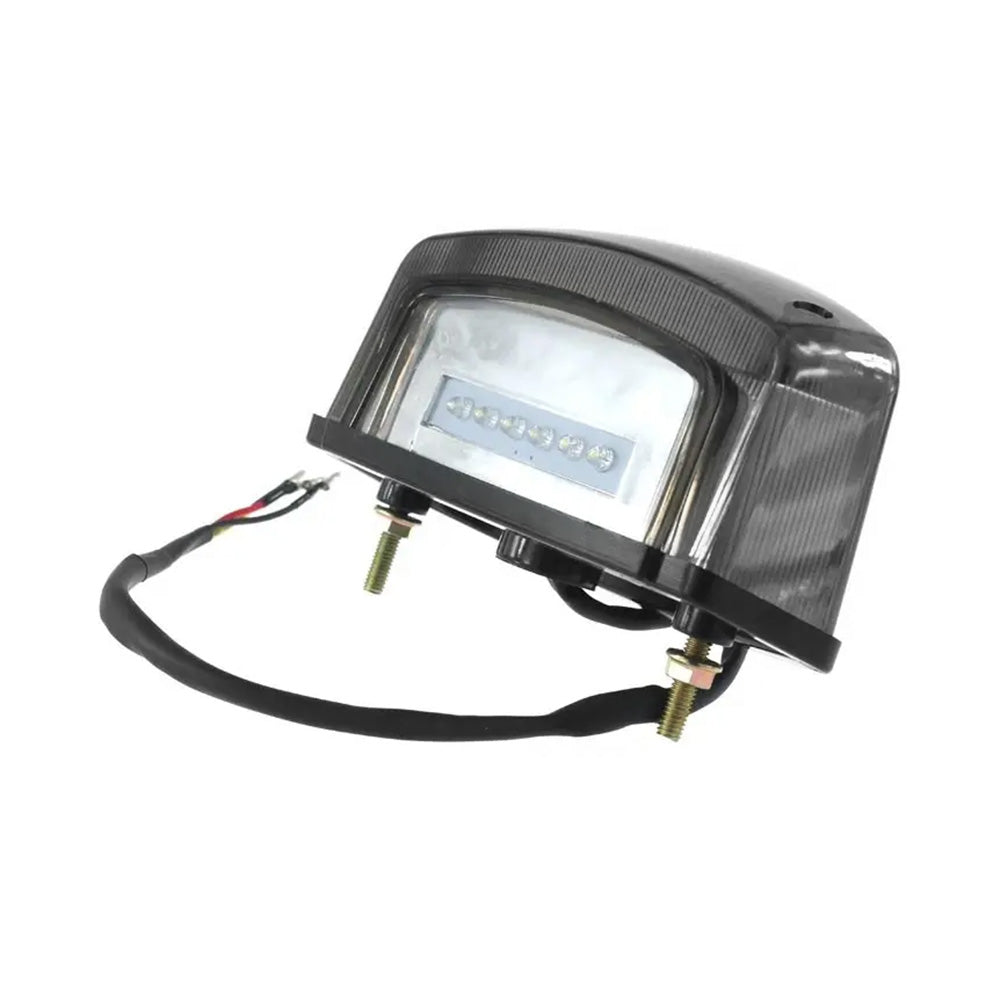 Universal Smoke LED Rear Brake Stop Tail Light With License Plate Light Suitable For Motorcycle