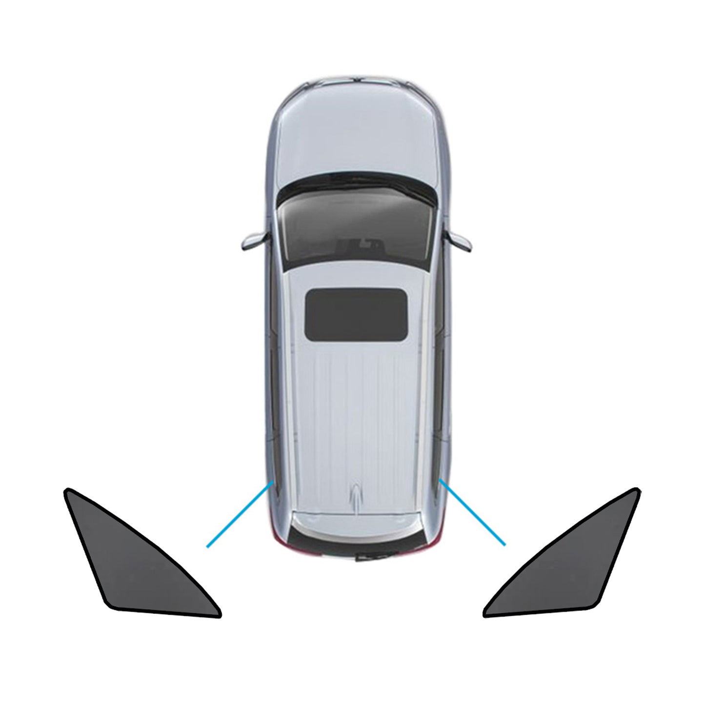 {{ Car Window Sun Shades Magnetic Mesh Suitable for Mercedes-Benz GLC 2015-2022 }} - Buy Car Parts Online at {{ Kaka Auto Parts }}.