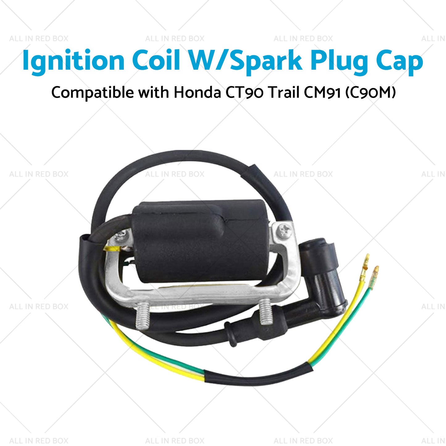 {{ Ignition Coil W or Spark Plug Cap Suitable for Honda CT90 Trail CM91  C90M }} - Buy Car Parts Online at {{ Kaka Auto Parts }}.