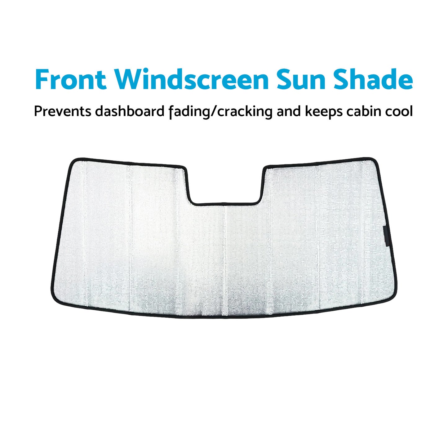 1Pcs Front Windscreen Sun Shade Sliver Suitable For BYD Shark 6 Ute 1.5 2024 on
