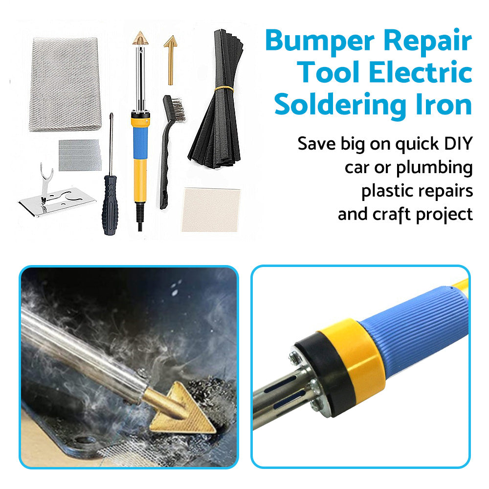 Plastic Welding Soldering Iron Kits Car Bumper Dashboard Kid Repair Welder Tool
