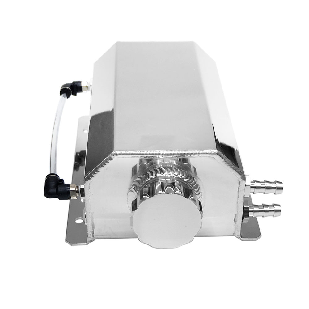 Universal Aluminum 2L Coolant Radiator Overflow Recovery Water Tank Bottle Suitable For Cars