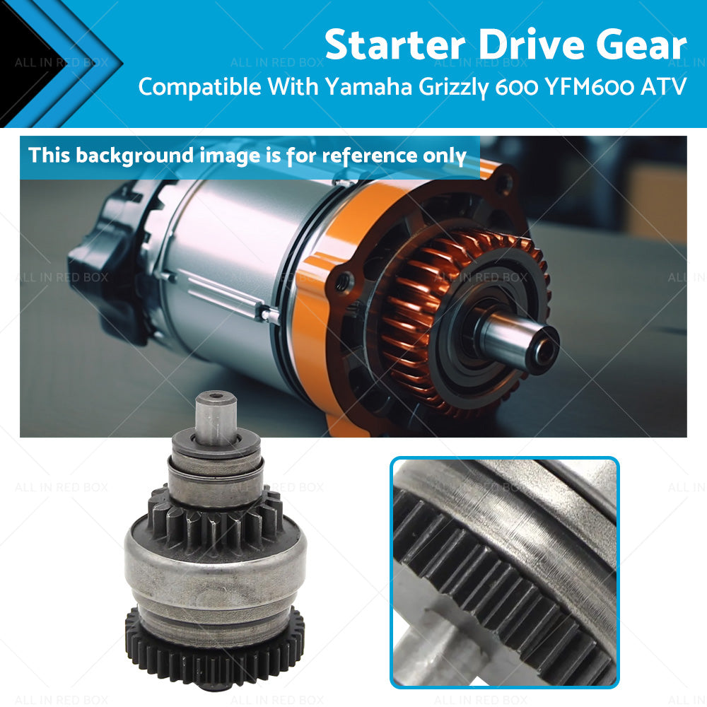 {{ Starter Drive Gear Suitable For YAMAHA GRIZZLY 600 YFM600 1998-2001 ATV }} - Buy Car Parts Online at {{ Kaka Auto Parts }}.