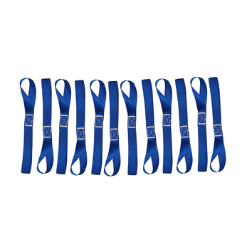 compare product 12x Soft Loop Tie Down Lashing Straps Heavy Duty Suitable For Motorcycle & Dirt Bike