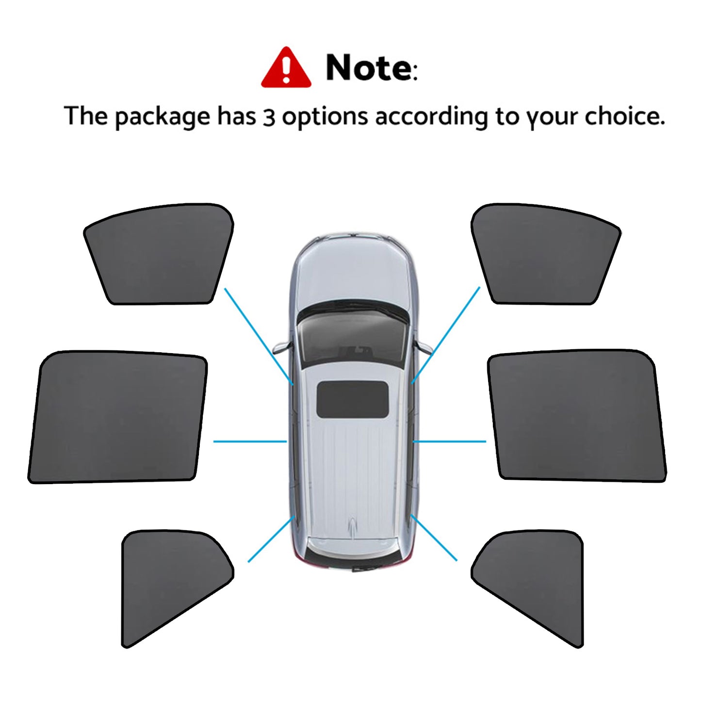 {{ Magnetic Mesh Sun Blind Shades Suitable for Volvo XC40 2018-2024 On Front/Rear }} - Buy Car Parts Online at {{ Kaka Auto Parts }}.