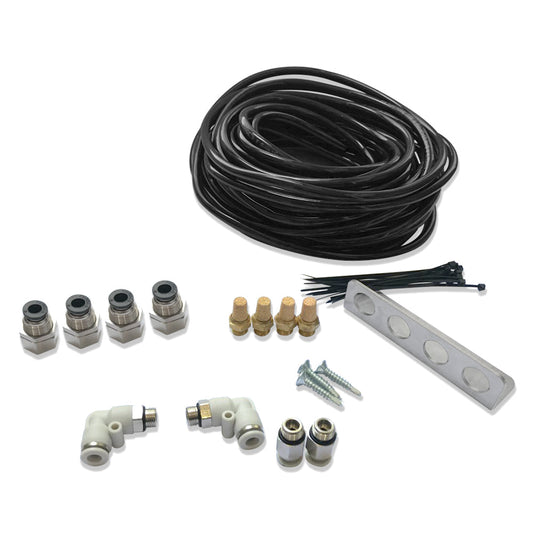 Universal 4 Point Diff Breather Kit Suitable For Nissan Patrol GQ GU Y61 Y62