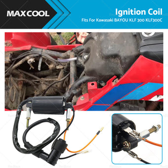 compare product Ignition Coil Fit For Kawasaki BAYOU 300 KLF 300 KLF300C 1986-2004 ATV Quad Bike
