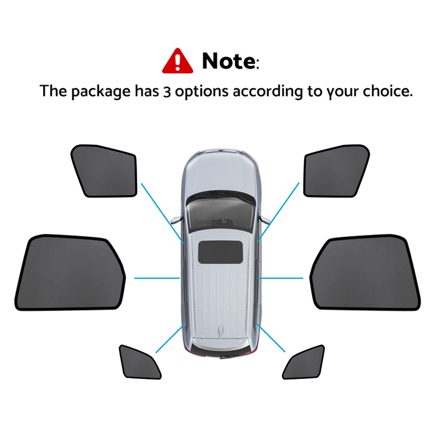 {{ Magnetic Mesh Sun Blind Shades Suitable for Suitable for Volvo XC60 2017-2024 }} - Buy Car Parts Online at {{ Kaka Auto Parts }}.