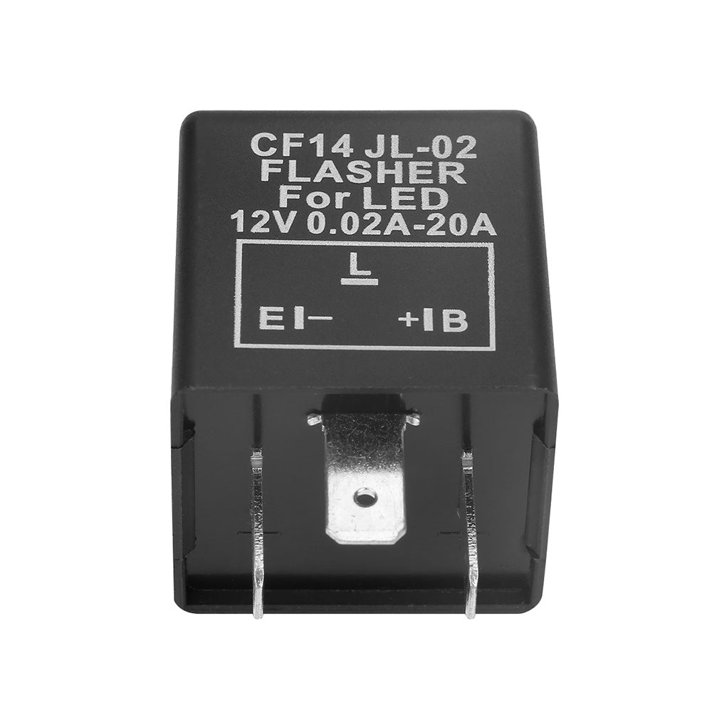 3 Pin LED Flasher Relay Unit 12V Suitable For Blinker Indicator Flash Positive Right Side